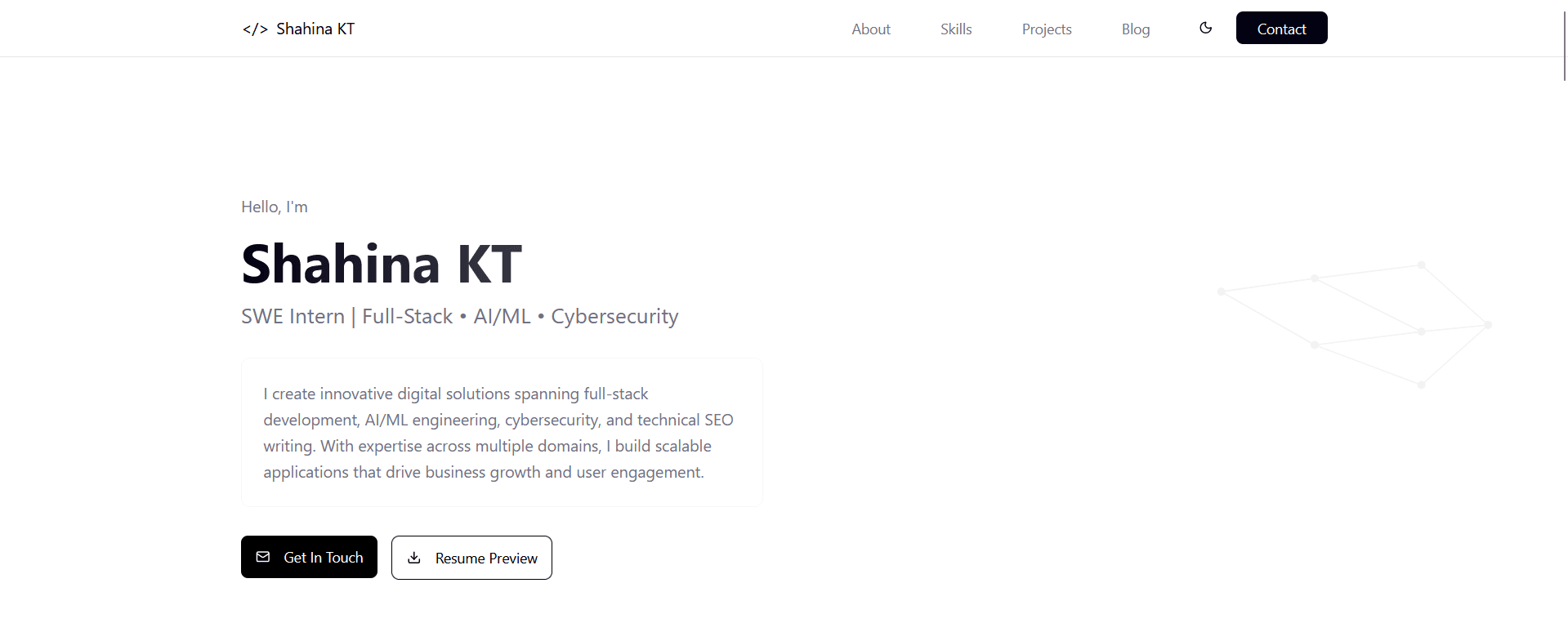 Portfolio Website